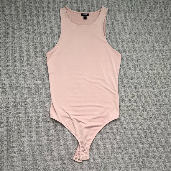 Express Body Contour Compression High Neck Bodysuit - Picture 1 of 3